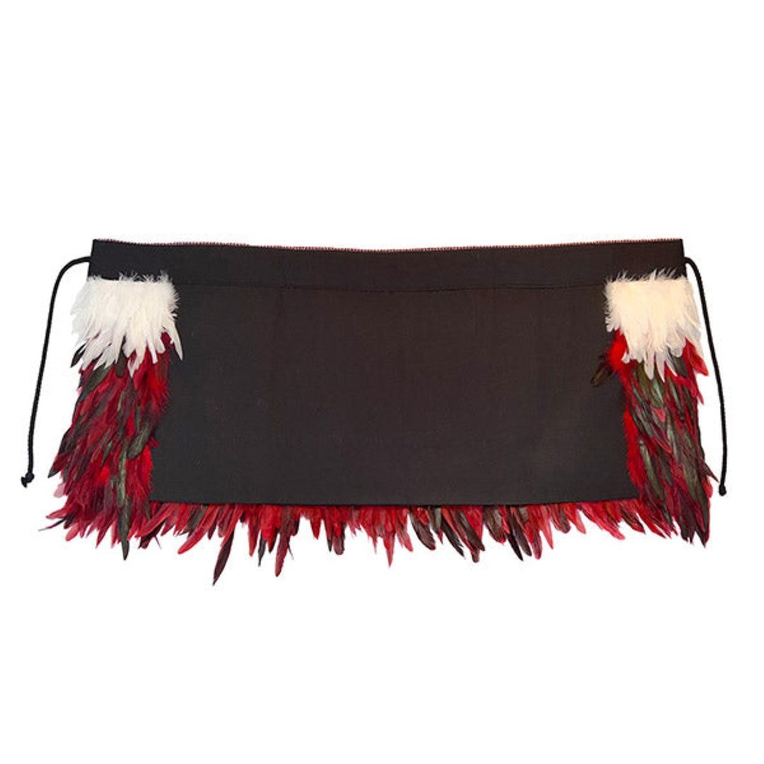 Cape - Half Korowai Red (123 x 40.3cm)