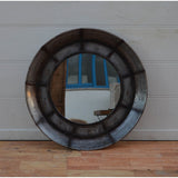 Round Mirror - Antique Silver (82 X 82 X 9cm)