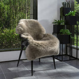 Kaikoura Long Wool Single Nz Sheepskin - Taupe (60 X 90cm)