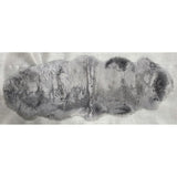 Kaikoura Long Wool Double Nz Sheepskin - Grey (60cm X 1.8m)