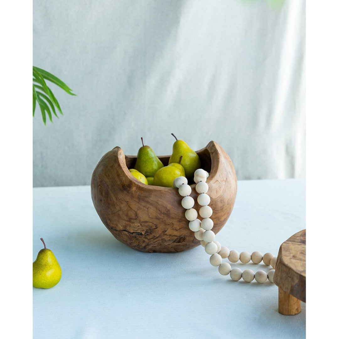 Teak Bowl (30 X 30 X 27cm)