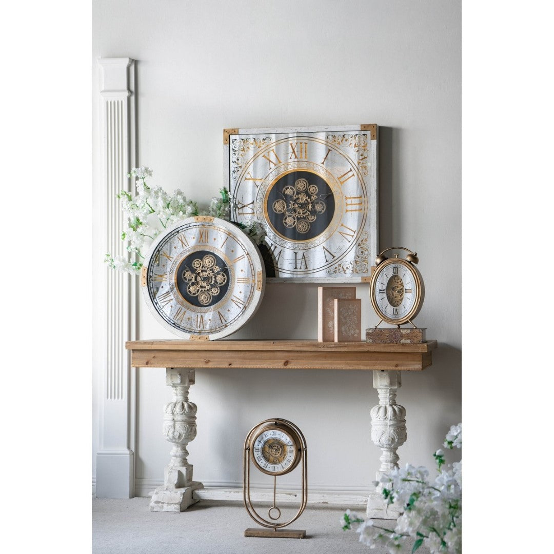 Table Gear Clock (27 X 8 X 51cm)