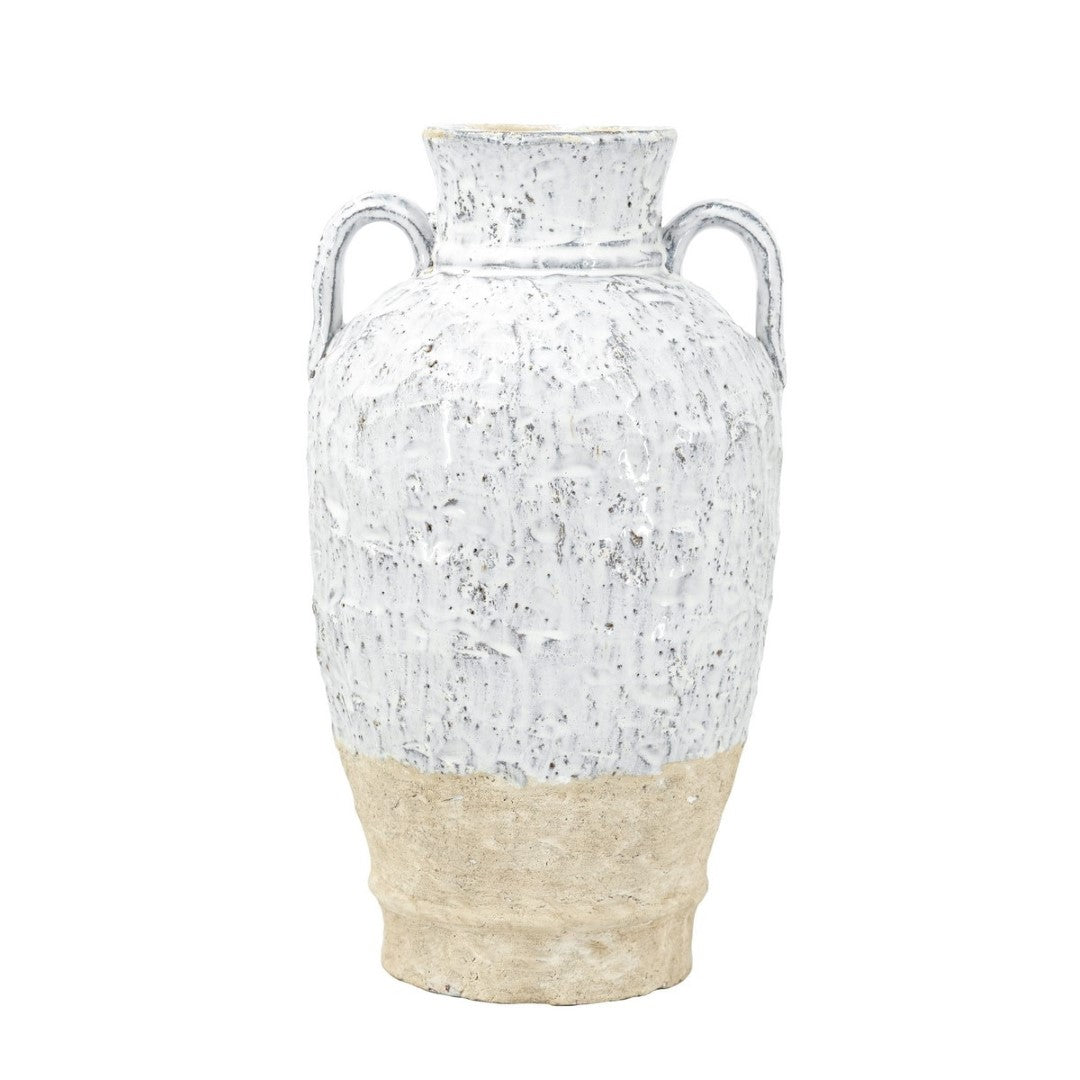 Two Handled Flower Vase (22 X 22 X 40cm)