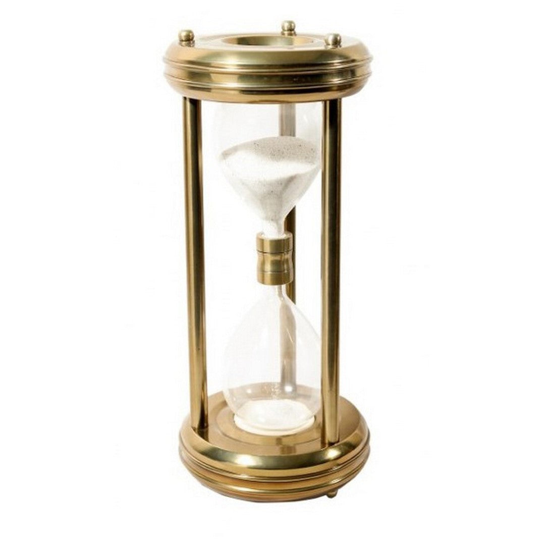 Sand Timer - Antique Aluminium  (21 X 21 X 48cm)