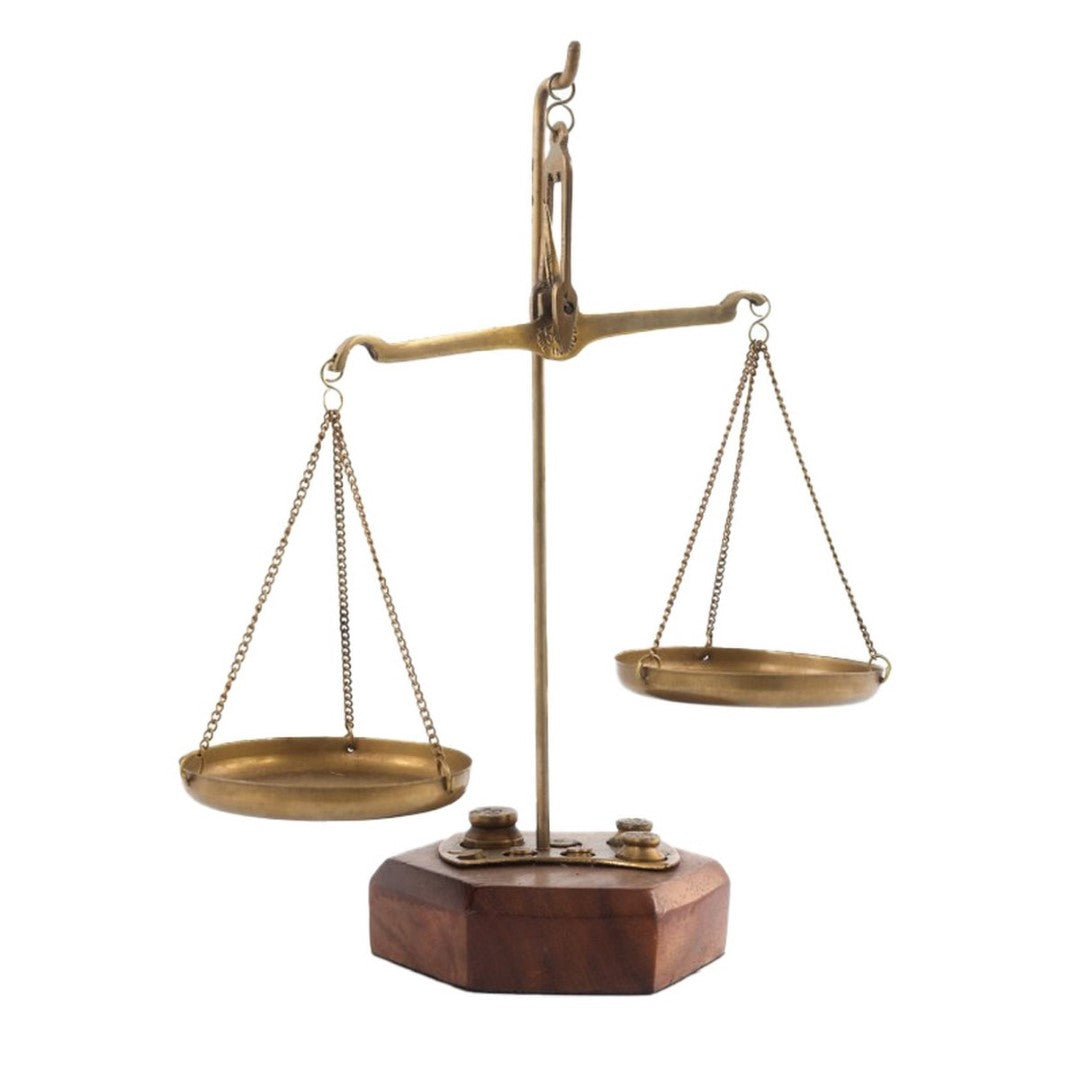 Brass Scales (18 X 9 X 20.5cm)