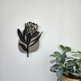 Wall Art - Floral Pebble Protea Flower (25.1cm)