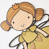 Pine Wall Art - Fairy Princess (25cm)