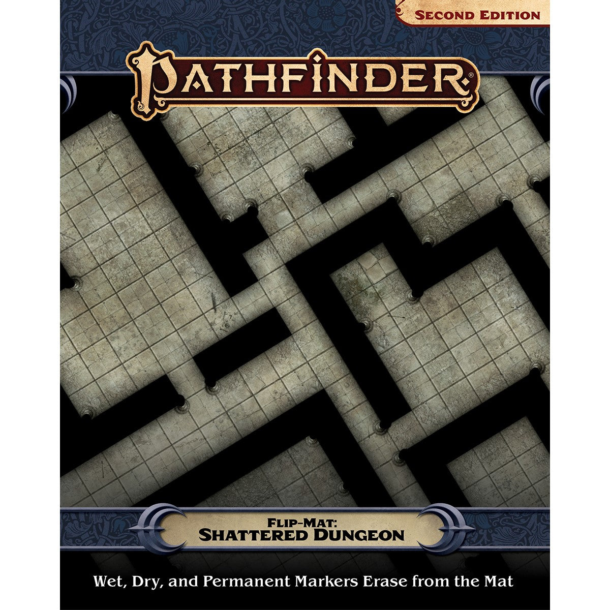 Pathfinder Accessories: Flip-Mat: Shattered Dungeon