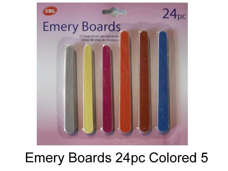 Emery Boards - 2 Sizes 24pk (4 Packs)