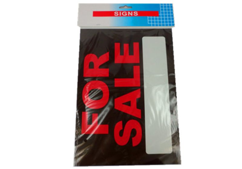 Sign - For Sale - 20 X 30cm (Set Of 4)