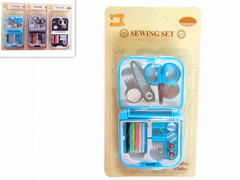 Sewing Set In Travel Case (3 Assorted Sets)