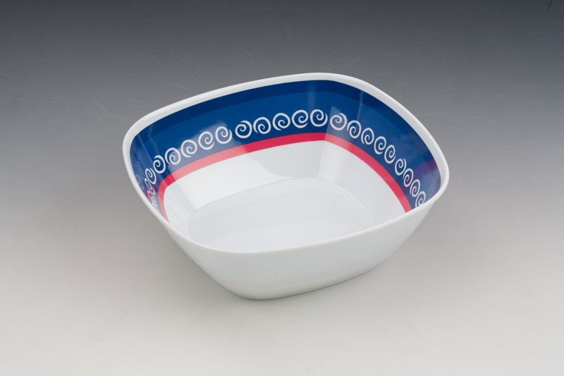 Melamine Square Salad Bowl - 23cm (Set Of 12)