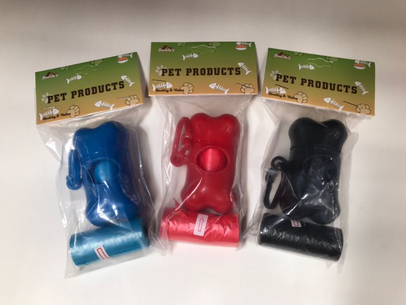 Dog Poop Bag With Holder (12 Packs)