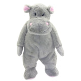 Soft Plush Toy -  Hattie Hippo. Floppy Grey Hippopotamus