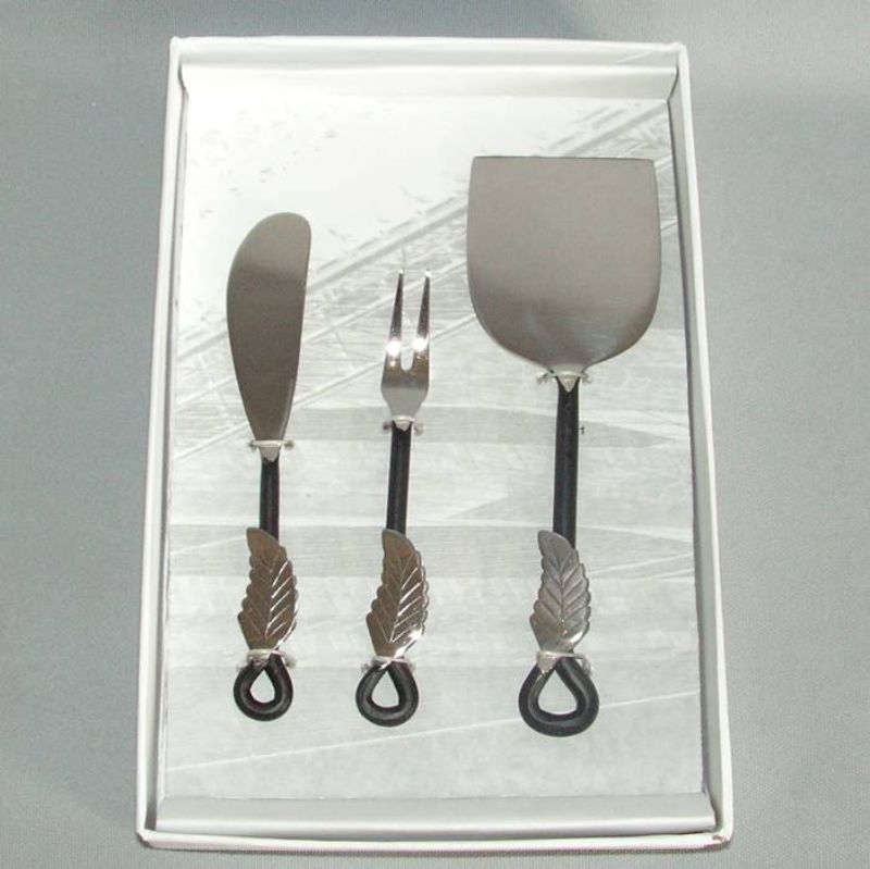 Cheese Box Set - Fern Spade/Fork/Pate