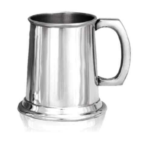 Tankard - Half Pint Plain Pewter Tankard