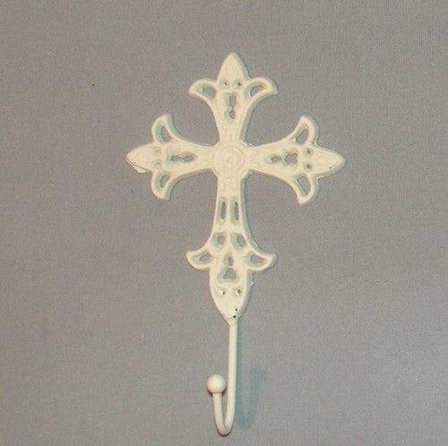 Hook - 13x20cm White Cross Hook
