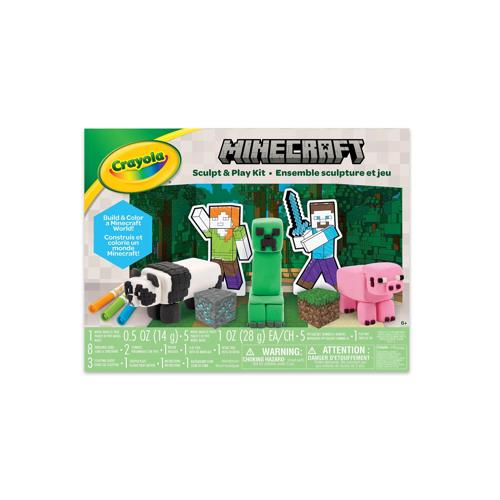 Minecraft Sculpt and Play Modelling Kit Crayola With Model Magic