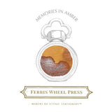 Sepia Shimmer Fountain Pen Ink Ferris Wheel Press Memories in Amber 10ml