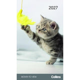 2027 Cats and Kittens Pocket Diary Collins Rosebank Monthly Set of 4