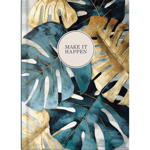 A5 Undated Daily Journal Collins Painterly Hardcover Set of 4