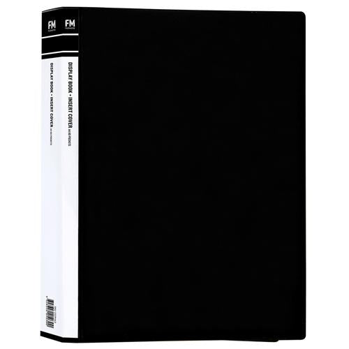 Display Book FM Black 60 Pockets With Insert Cover