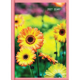 2027 Day Per Page Diary Hardcover With Ribbon Marker