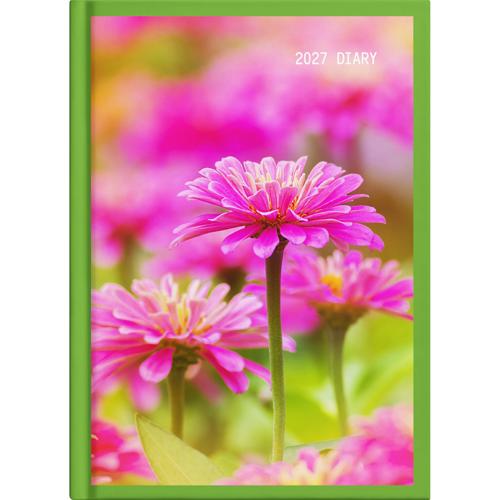 2027 Day Per Page Diary Hardcover With Ribbon Marker