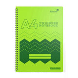 A4 Twin Wire Lined Notebook Silvine Polypropylene 160 Pages