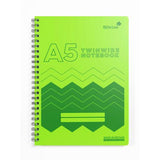 A5 Twin Wire Lined Notebook Silvine Polypropylene 160 Pages