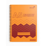 A5 Twin Wire Lined Notebook Silvine Polypropylene 160 Pages