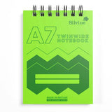 A7 Twin Wire Lined Notebook Silvine Polypropylene 160 Pages