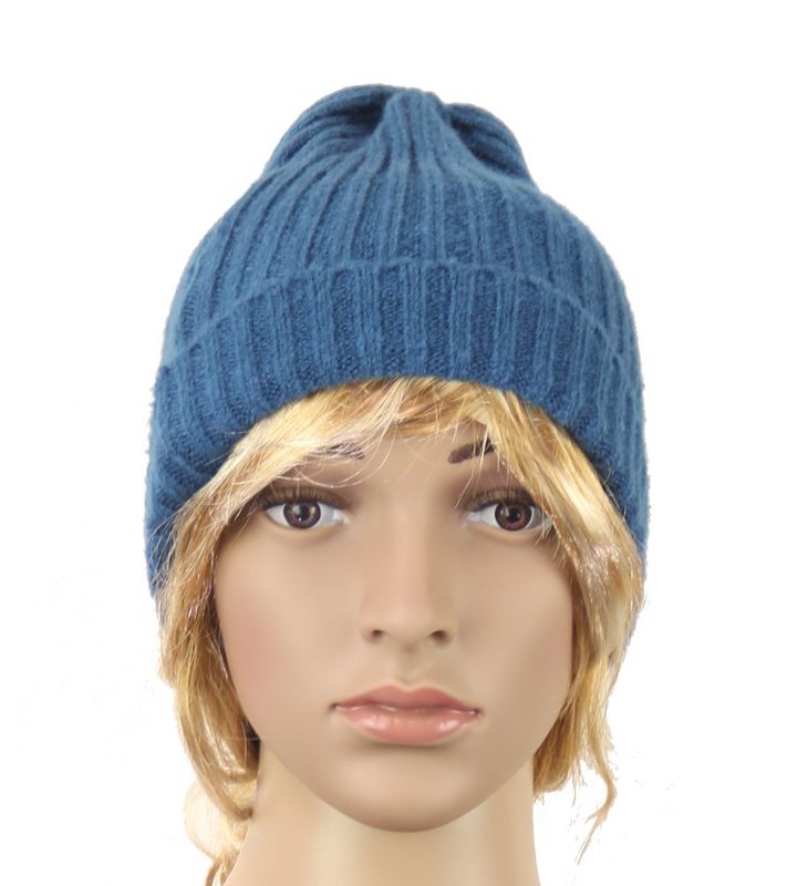 Beanie - Soft Touch Stretch Petrol (Set of 2)