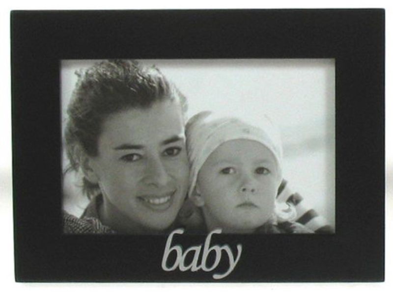 Photo Frame - Silver Word on Black (Set of 3)