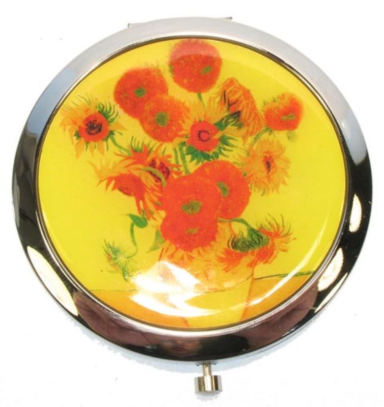 Compact Mirror - Van Gogh Sunflower Compact (Set of 2)