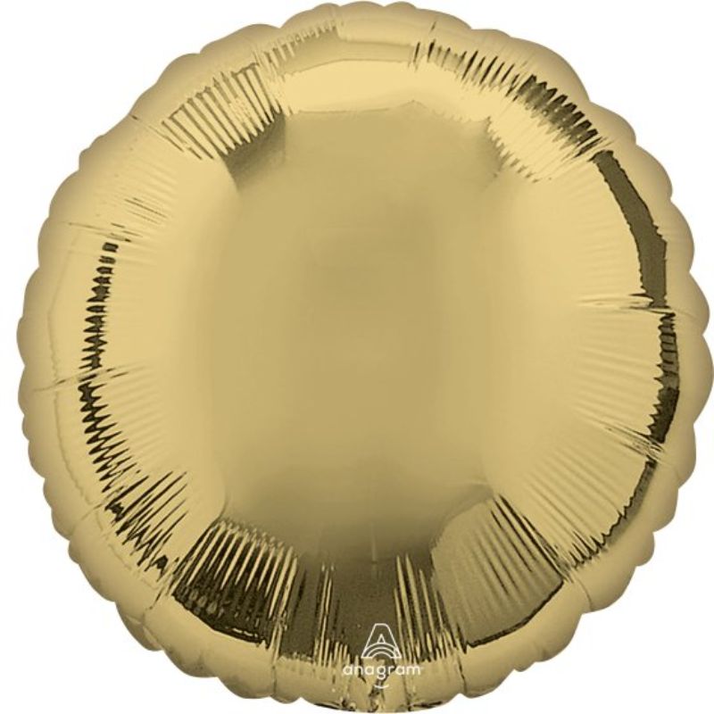 45cm white gold foil balloon, self-sealing, ideal for weddings and celebrations, adds elegance to any event.