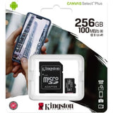 Kingston Canvas Select Plus 256GB microSDXC Card - Class 10 UHS-I U3 for Android Devices