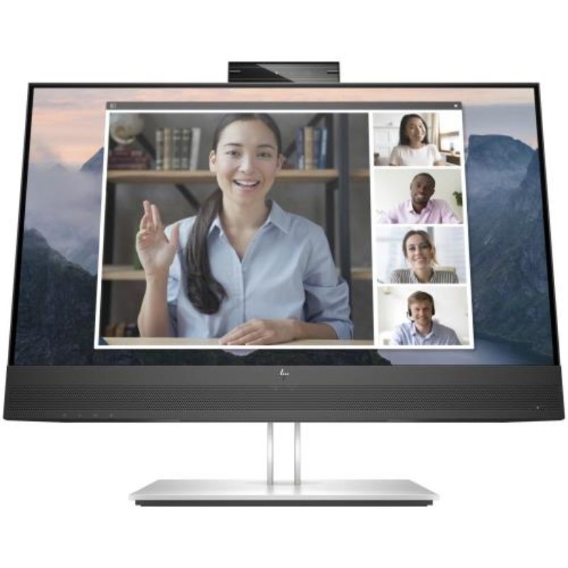 HP E24mv G4 23.8-Inch FHD Conferencing Monitor - 5MP Webcam, Built-in Speakers, 1920x1080