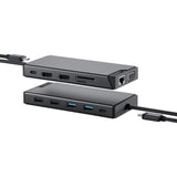 Alogic USB-C 12-in-1 Dual Display Mini Dock - MV2 with Triple Monitor Support and 1920p Resolution