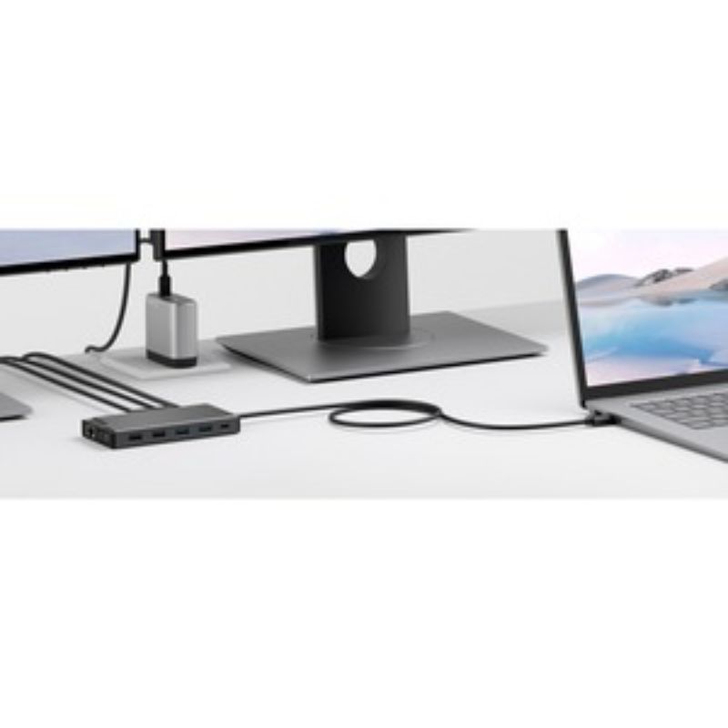 Alogic USB-C 12-in-1 Dual Display Mini Dock - MV2 with Triple Monitor Support and 1920p Resolution
