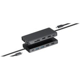 Alogic USB-C 12-in-1 Dual Display Mini Dock - MV2 with Triple Monitor Support and 1920p Resolution