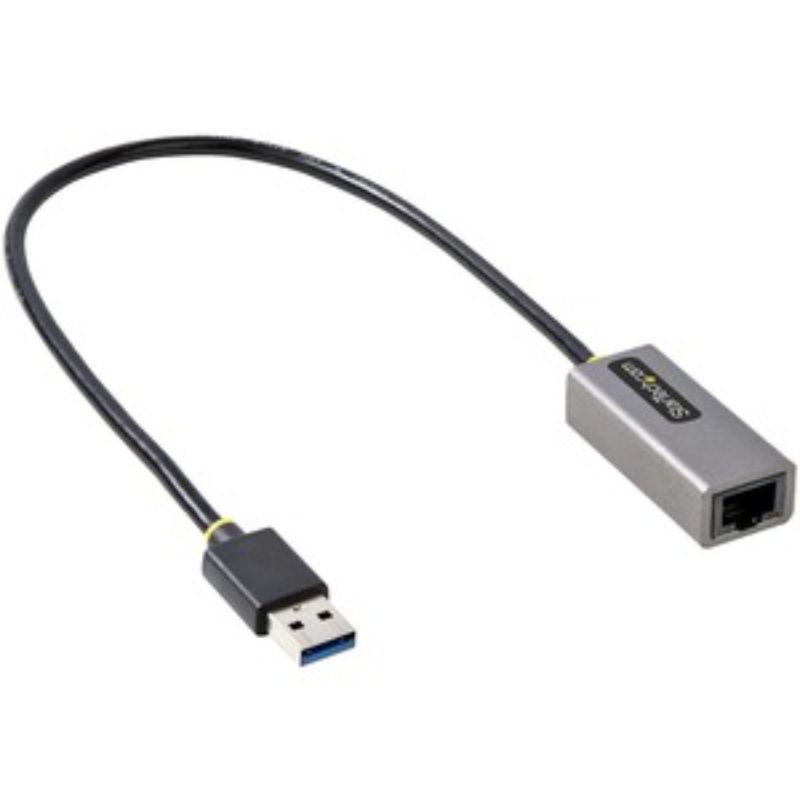 StarTech.com USB 3.2 Gigabit Ethernet Adapter for high-speed 10/100/1000 Mbps network connectivity on laptops and older devices.