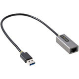 StarTech.com USB 3.2 Gigabit Ethernet Adapter for high-speed 10/100/1000 Mbps network connectivity on laptops and older devices.