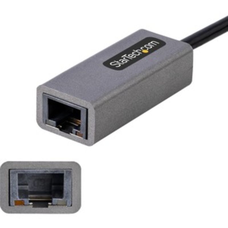 StarTech.com USB 3.2 Gigabit Ethernet Adapter for high-speed internet with 10/100/1000 Mbps RJ45 connectivity.