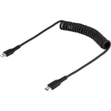 StarTech.com 50 cm Lightning to USB-C Data Transfer Cable - Durable, MFi Certified, Coiled