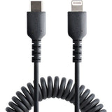 StarTech.com 50 cm Lightning to USB-C Data Transfer Cable - Durable, MFi Certified, Coiled