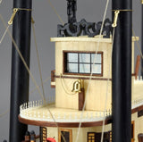 Wooden Ship and Fittings - Mississippi Paddle Steamer