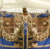 Wooden Ship and Fittings -  (King Louis XIV Warship)