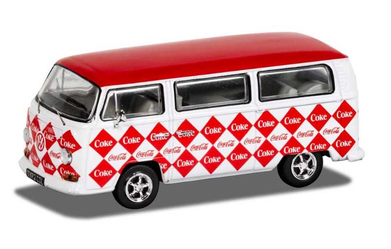 Diecast Car - 1/43 Coca Cola VW Camper Diamond