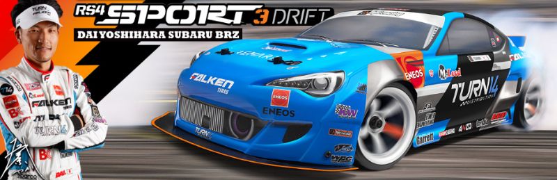 Radio Control Car - 1/10 RS4 Drift SubaruBRZ w/b&c